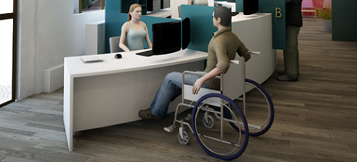 Aménagements du poste de conduite pour personne handicapée - Handynamic